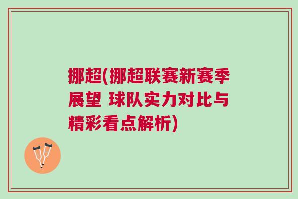 挪超(挪超聯(lián)賽新賽季展望 球隊實力對比與精彩看點解析)