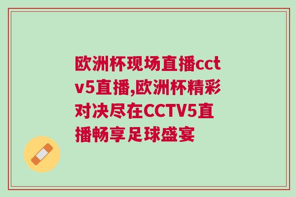歐洲杯現(xiàn)場直播cctv5直播,歐洲杯精彩對決盡在CCTV5直播暢享足球盛宴